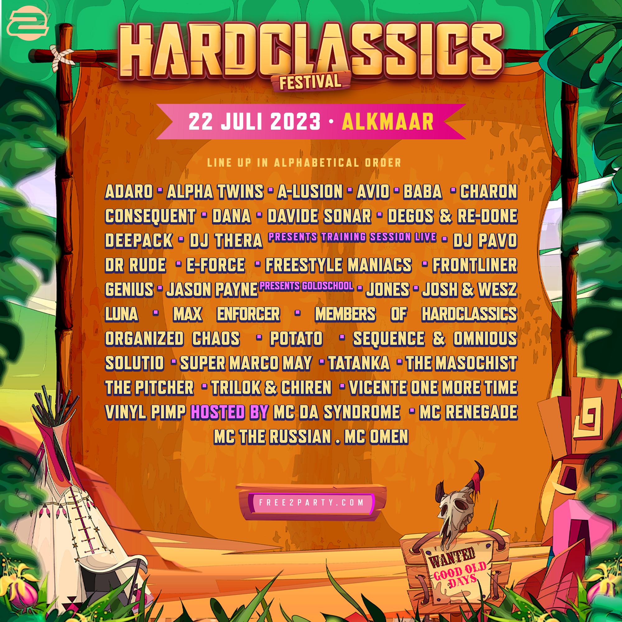 HardClassics festival 2023 complete line up